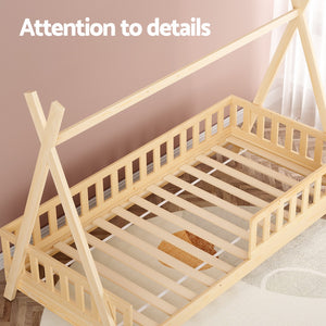 Kids Bed Frame | Wooden House Frames | Oak PUAH