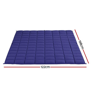 Weighted Blanket | 6.8kg | Heavy Gravity | Relax & Calm | Blue