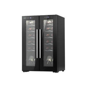 Devanti Wine Cooler Fridge | Dual Zone | 24 Bottles