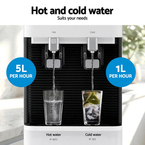 Bottom Loading Water Cooler | 2 Taps with Chiller, Filter & Purifier