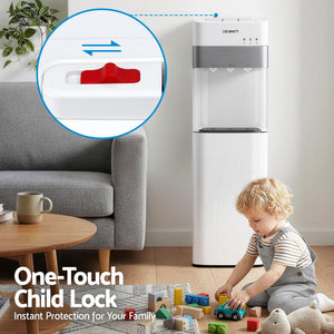 Bottom Loading Water Cooler | 3 Taps with Chiller, Filter & Purifier