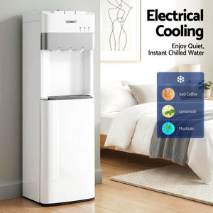 Bottom Loading Water Cooler | 3 Taps with Chiller, Filter & Purifier