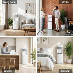Bottom Loading Water Cooler | 3 Taps with Chiller, Filter & Purifier