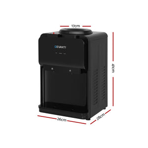 Devanti Water Cooler Dispenser | Bench Top | Black