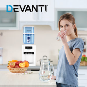 Devanti Water Cooler Filter Purifier 2 Pack Ceramic Carbon Mineral Cartridge