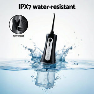 Cordless Water Flosser | Dental Oral Irrigator | Black