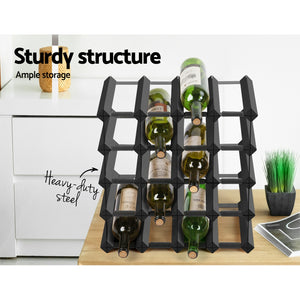 Wine Rack | 20 Bottle | Black