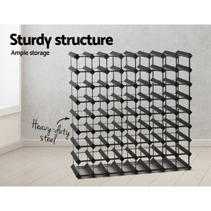 Wine Rack | 72 Bottle | Black