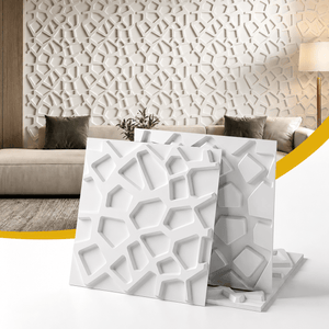 3D Decorative Wall Panels | 15 Pack | PVC Feature Wall Panels | 50 x 50cm