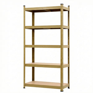 Garage Shelving 1.6x0.8m | Heavy Duty Storage Rack | Yellow