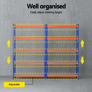 Giantz Garage Shelving | 2 x 1.8m | Warehouse Rack