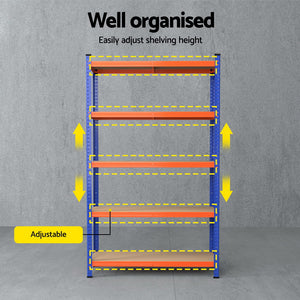 Giantz Garage Shelving | 3 x 1.8m | Warehouse Storage Rack