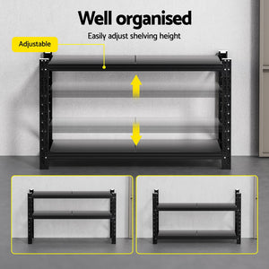 Giantz Garage Shelving | 1.5m x 0.9m | Warehouse Rack