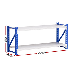 Giantz Garage Shelving | 2m x 0.9m | Warehouse Rack