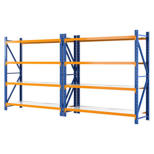 4M x 2M Garage Shelving | Warehouse Storage Rack | Orange