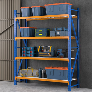 Garage Shelving Rack | 2.4M x 2M | Pallet Racking Storage Shelf | Blue