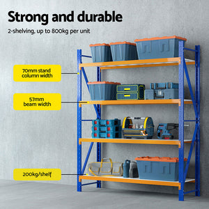 4M x 2.4M Garage Shelving | Warehouse Storage Rack