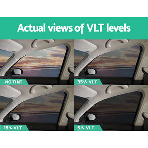Window Tint Film | Black Roll | 5% VLT | Home 76cm x 7m | Tinting Tools Kit