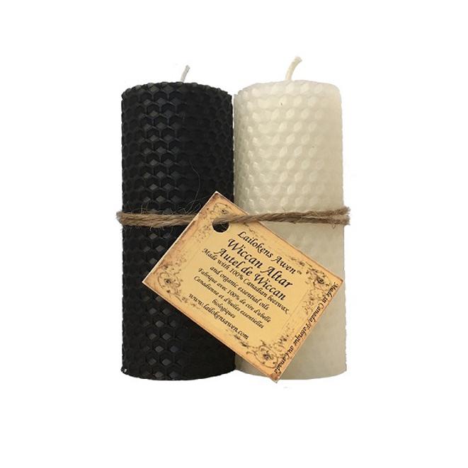 Wiccan Altar Pillar Candles | Handmade + Organic | Lailokens Awen