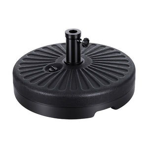 Umbrella Base Weight | Round Plastic | Pole Holder 30–48mm | Beach