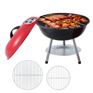 Portable Charcoal BBQ Grill | With Lid | Camping Outdoor