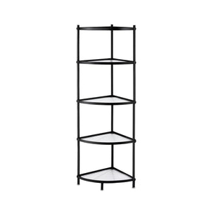 Artiss 5-Tier Kitchen Corner Shelf Rack Stand Microwave Metal Storage Shelves