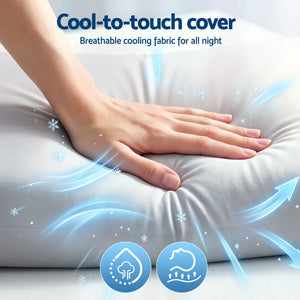 Cooling Memory Foam Pillow | Solid Core Side Sleeper Pillow