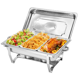 Stainless Steel Chafing Dish Set | 3L x 3 | Buffet Food Warmer