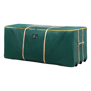 Christmas Tree Storage Bag | Fits Trees up to 10ft | Visible Handle & Wheels | Green