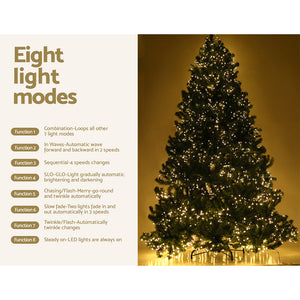 Christmas Tree | 1.8M Xmas Tree Decorations | 1980 LEDs | 8 Light Modes