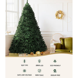 Christmas Tree | 2.1M | Xmas Tree Decor | 2800 LED Lights | 8 Modes