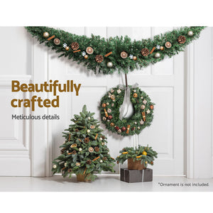 Christmas Garland | 2.1M | Xmas Decorations | Green Wedding Party