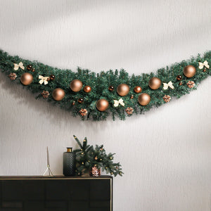 Christmas Garland | 2.1M | Xmas Decorations | Green Wedding Party