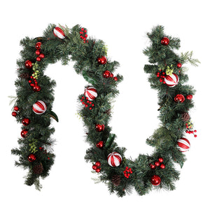 Christmas Garland | 2.7M | with Decorations | Xmas Wedding Party