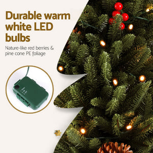 Jingle Jollys Mini Christmas Tree 90cm LED Xmas Tree Party Decorations