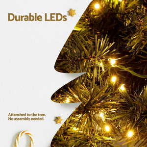 Christmas Palm Tree 3-in-1 | LED Light-Up Xmas Decoration | 1.2m, 1.5m & 1.8m Heights