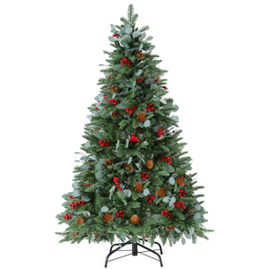 Christmas Tree 1.5m | LED Lights | 355 Tips | Compact Party & Holiday Decoration