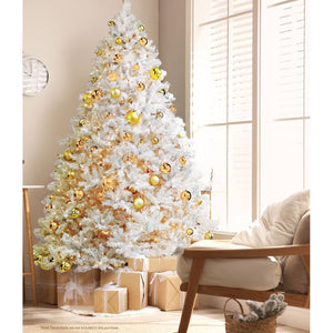 Christmas Tree | 2.1M | 1000 White Tips | Xmas Tree Decorations