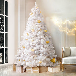 Christmas Tree | 2.1M | 1000 White Tips | Xmas Tree Decorations