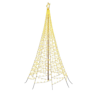 Christmas Tree | 3.6M | 800 LED | Solar Net Lights | | Outdoor Xmas Lighting