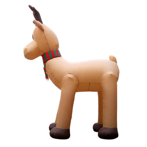Christmas Inflatable Reindeer | 5M | Illuminated Decorations