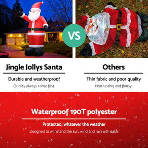 Christmas Inflatable Santa | 5M | Illuminated Decorations