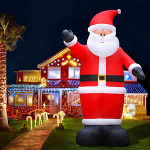 Christmas Inflatable Santa | 5M | Illuminated Decorations