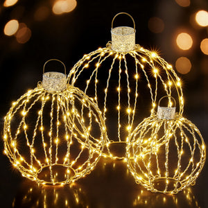 Christmas Fairy Lights 320 LED | 3 Piece Ball Decoration Set | Indoor & Outdoor Xmas Lighting