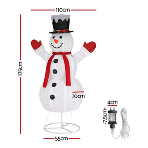 Christmas Lights | 1.7M | 200 LED | Fairy Light Snowman Decorations | | Xmas Decor