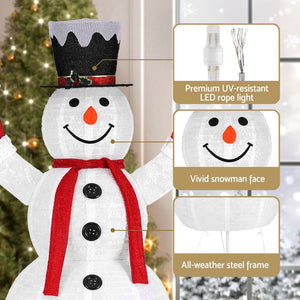 Christmas Lights | 1.7M | 200 LED | Fairy Light Snowman Decorations | | Xmas Decor
