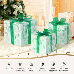 Christmas Lights | 3 PCS | 70 LED | Fairy Light Gift Box | | Festive Decor