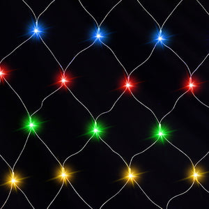 Christmas Net Lights 5m x 3m | 600 LED Colourful Bead String Lights | Outdoor & Indoor Xmas Decoration