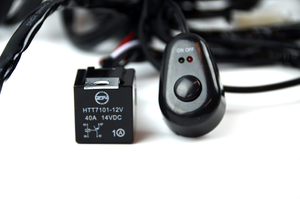 2-Way LED Universal Driving Light Wiring Loom Harness | 12V 24V | 40A Relay Switch