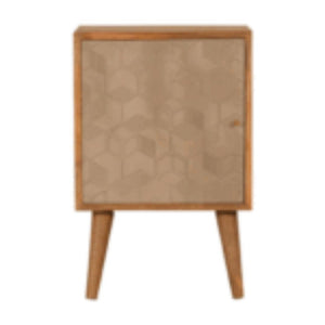 Acadia Bedside Table | Solid Mango Wood | Compact Bedroom Storage